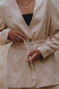 Mia Linen Blazer (Sale)