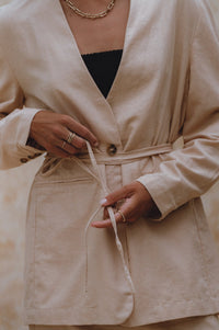 Mia Linen Blazer (Sale)