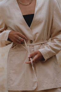 Mia Linen Blazer (Sale)