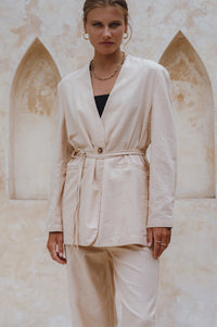 Mia Linen Blazer (Sale)