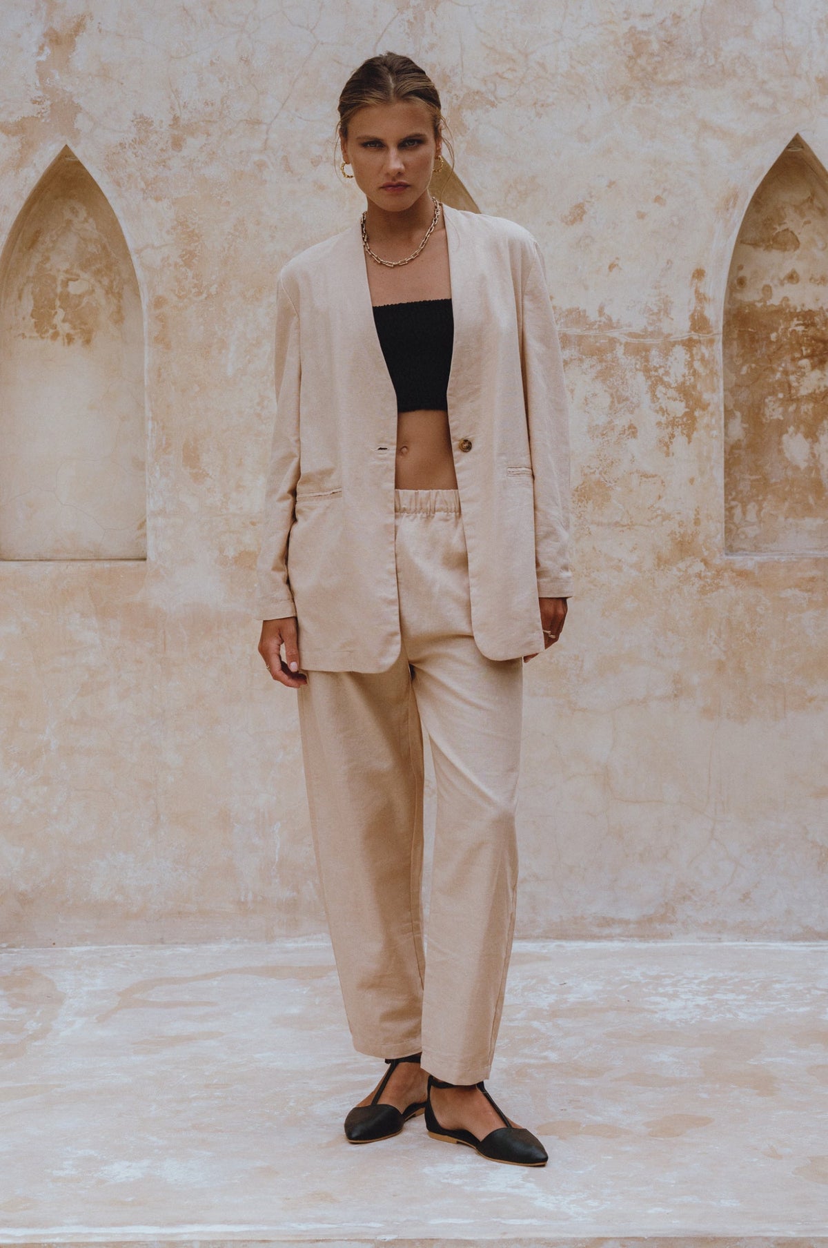 Mia Linen Blazer (Sale)