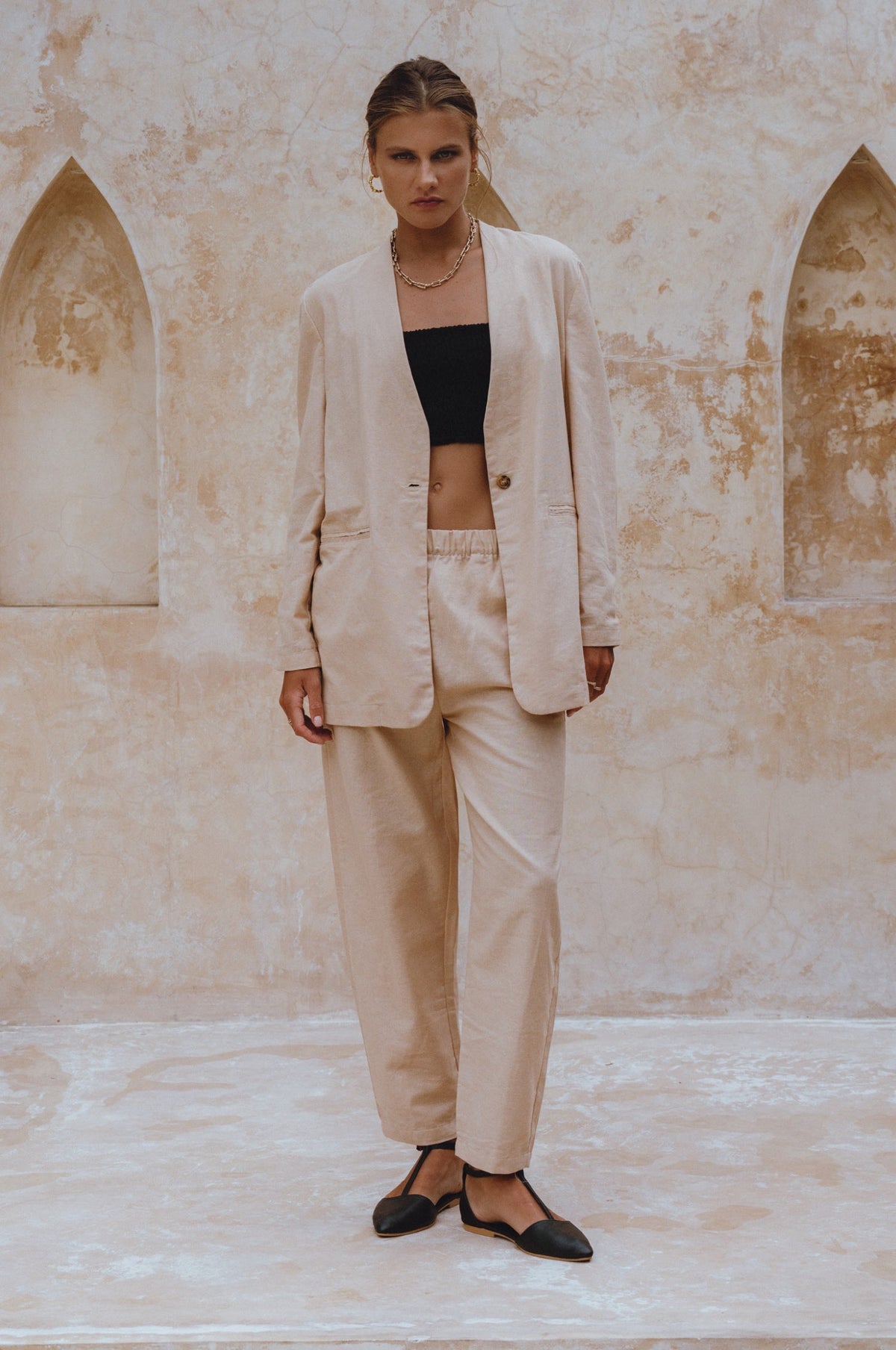 Mia Linen Blazer (Sale)