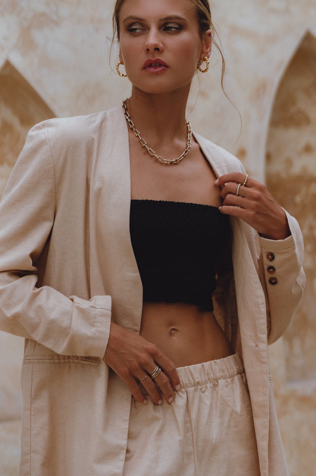 Mia Linen Blazer (Sale)