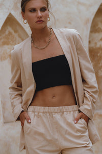 Mia Linen Blazer (Sale)