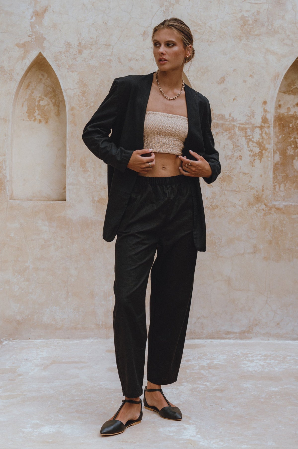 Mia Linen Blazer (Sale)