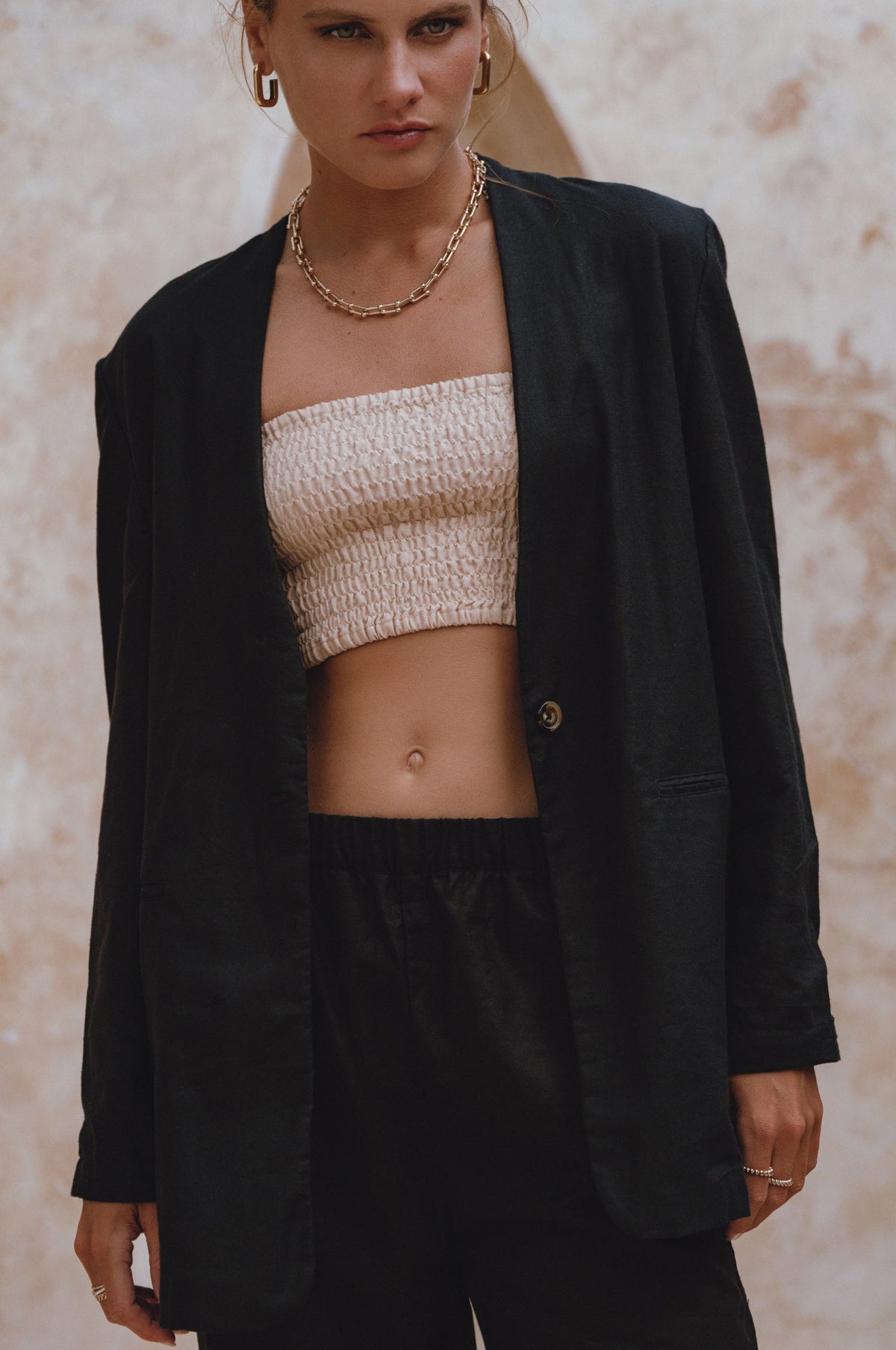 Mia Linen Blazer (Sale)