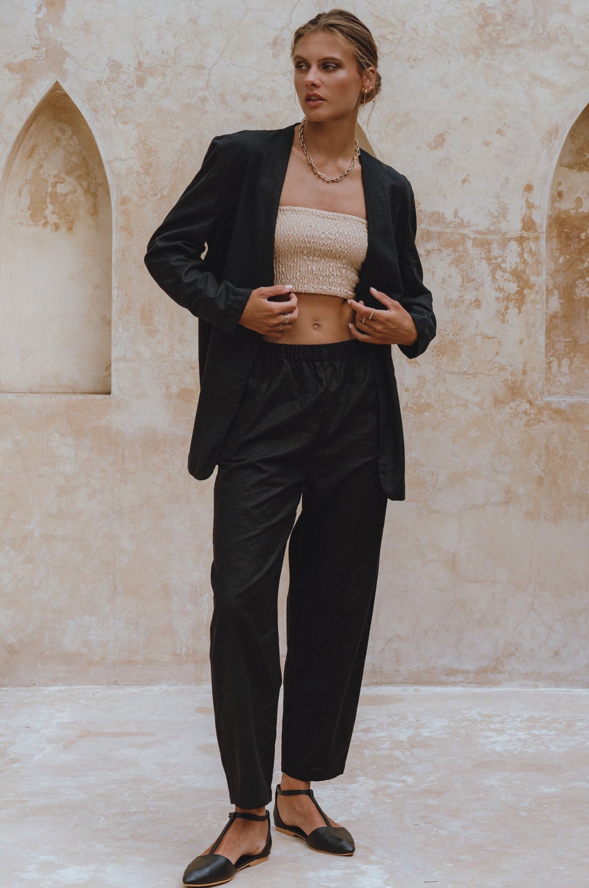 Mia Linen Blazer (Sale)