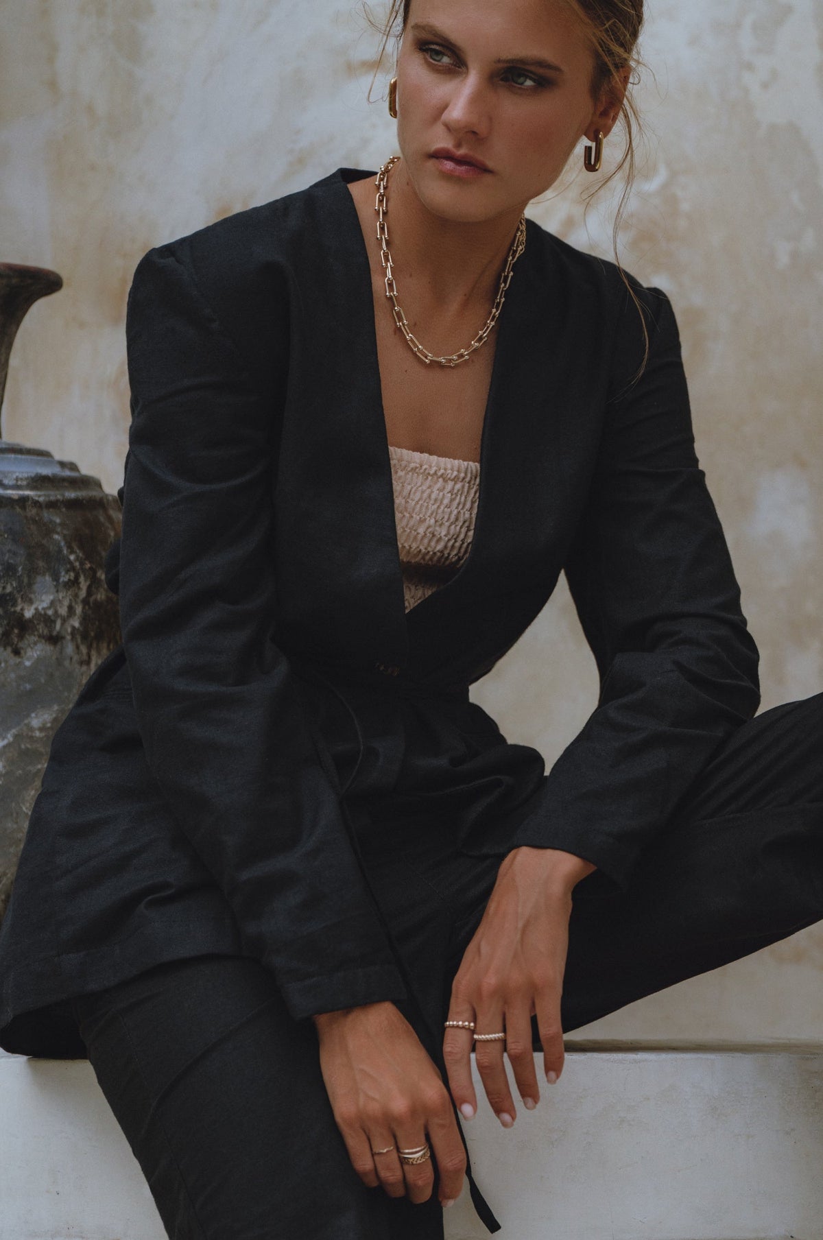 Mia Linen Blazer (Sale)