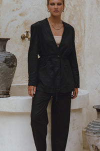 Mia Linen Blazer (Sale)