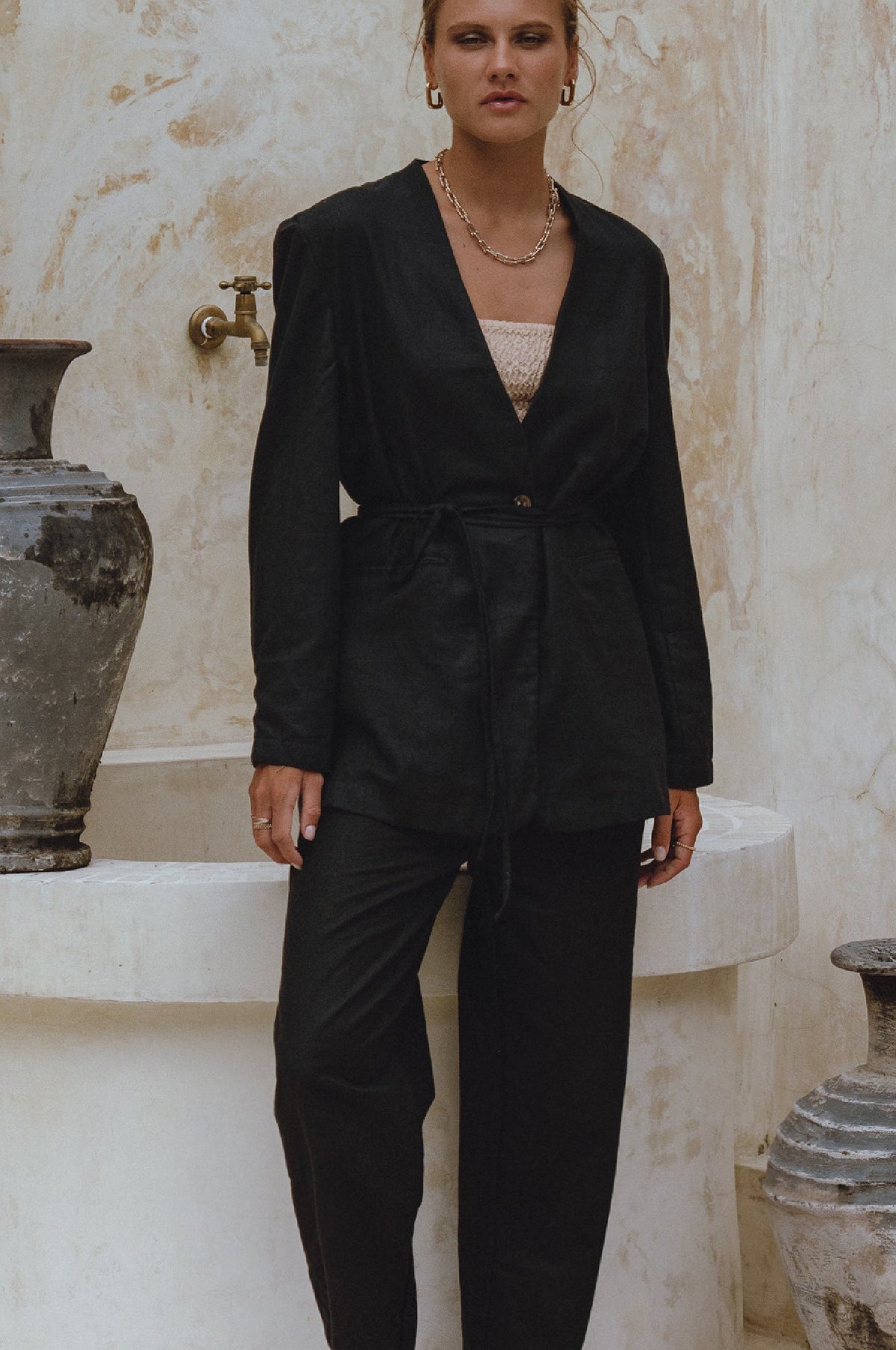 Mia Linen Blazer (Sale)