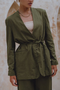 Mia Linen Blazer (Sale)
