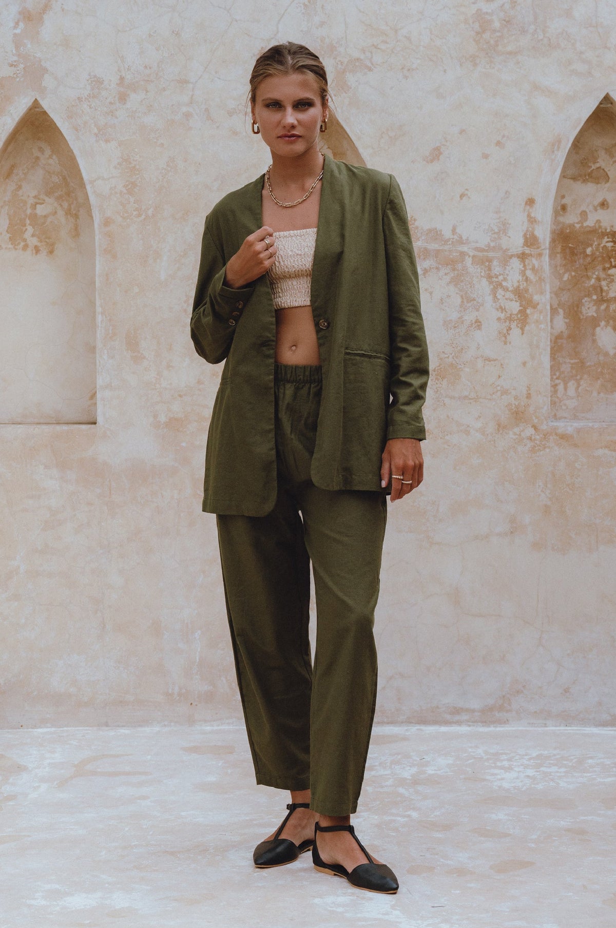 Mia Linen Blazer (Sale)