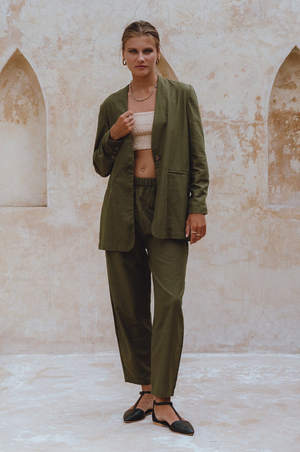 Mia Linen Blazer (Sale)