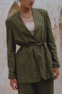 Mia Linen Blazer (Sale)