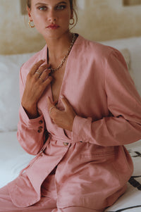 Mia Linen Blazer (Sale)