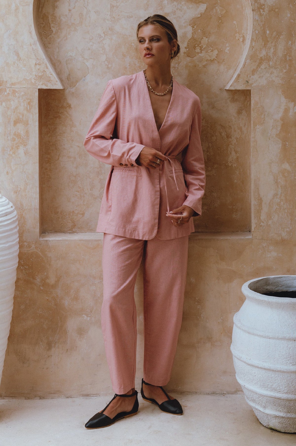 Mia Linen Blazer (Sale)