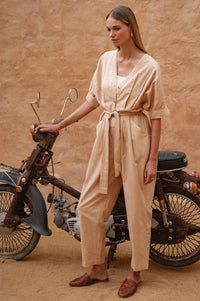 Arno Linen Jumpsuit (Sale)