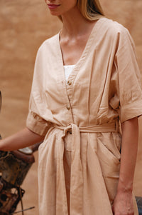 Arno Linen Jumpsuit (Sale)