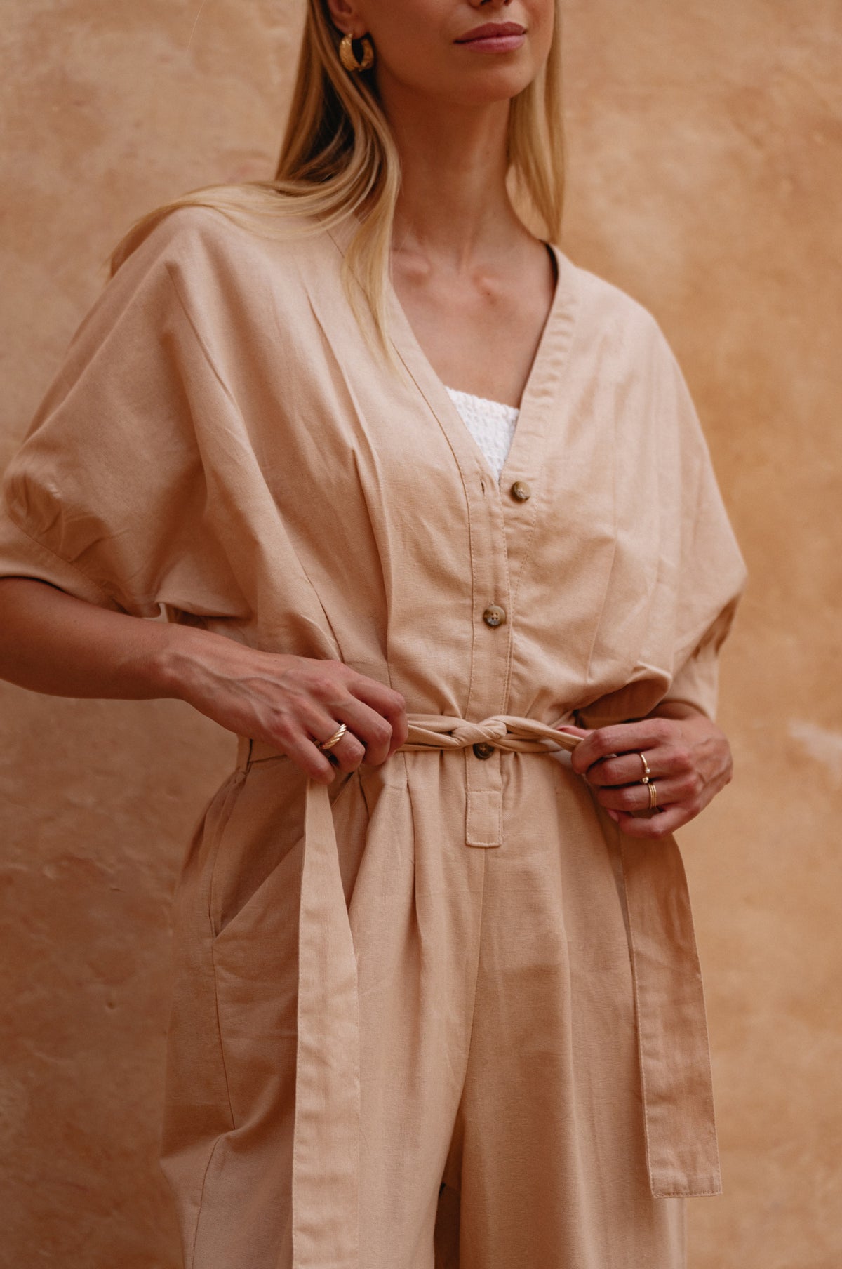 Arno Linen Jumpsuit (Sale)
