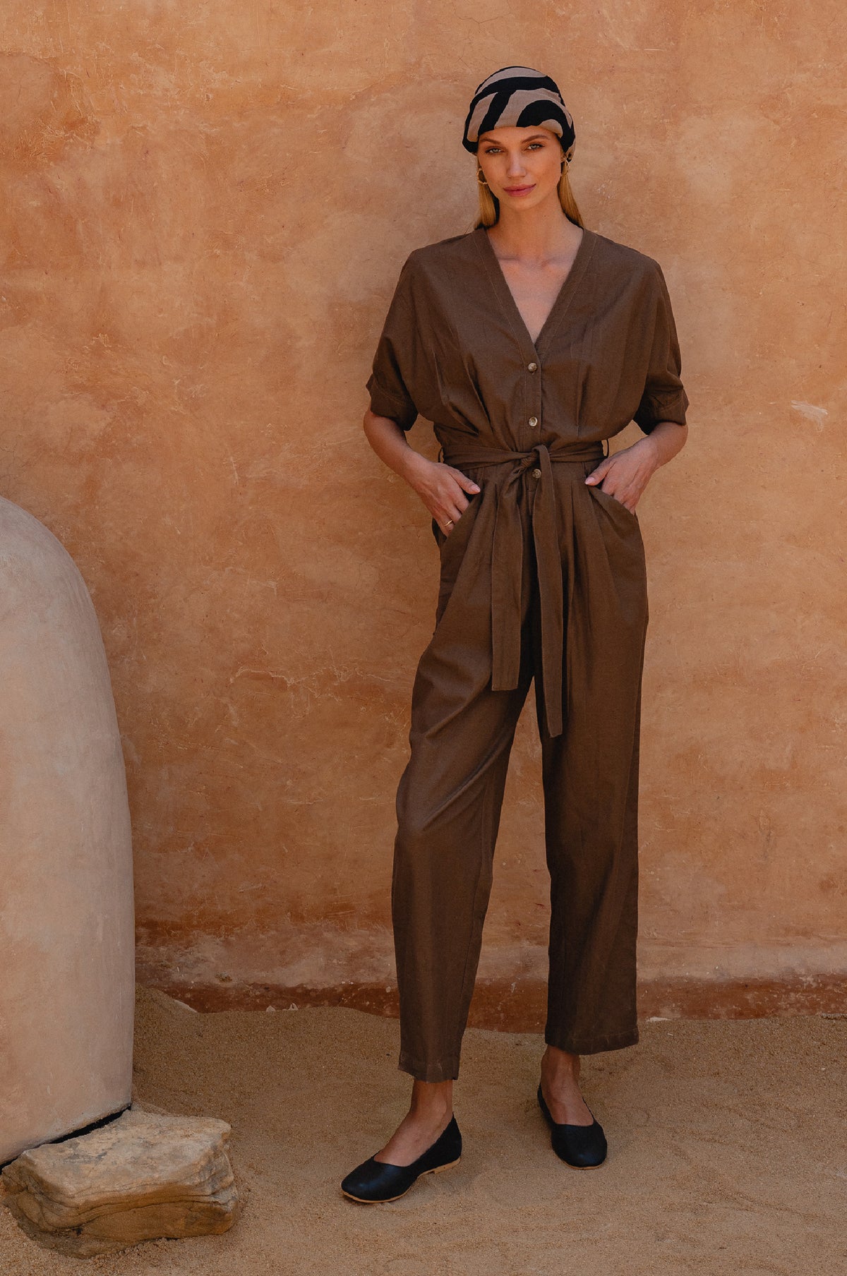 Arno Linen Jumpsuit (Sale)