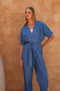 Arno Linen Jumpsuit (Sale)