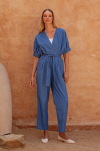 Arno Linen Jumpsuit (Sale)