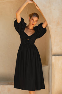 Atrani Puff Sleeve Dress