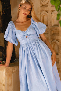 Atrani Puff Sleeve Dress