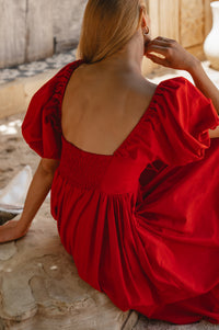 Atrani Puff Sleeve Dress