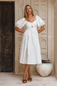 Atrani Puff Sleeve Dress