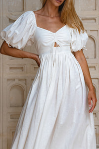 Atrani Puff Sleeve Dress