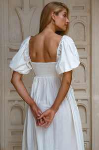 Atrani Puff Sleeve Dress