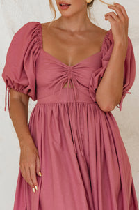 Atrani Puff Sleeve Dress