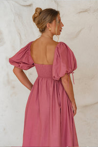 Atrani Puff Sleeve Dress