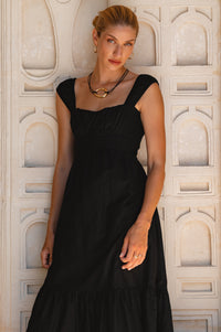 Augusta  Midi Linen Dress