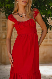 Augusta  Midi Linen Dress