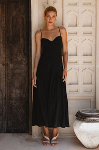 Aurelia Linen Maxi Dress