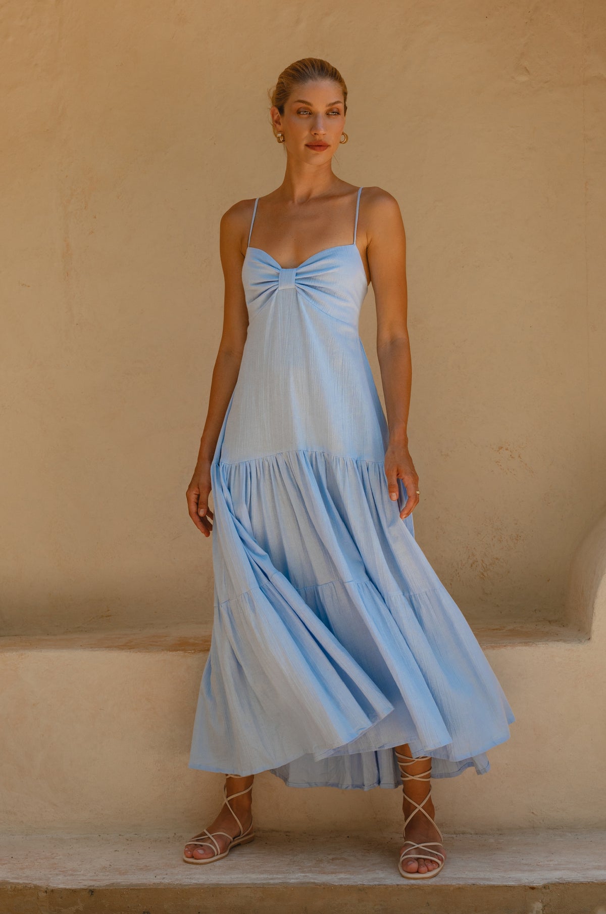 Aurelia Linen Maxi Dress