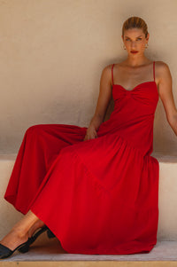 Aurelia Linen Maxi Dress