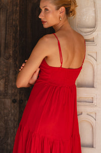 Aurelia Linen Maxi Dress