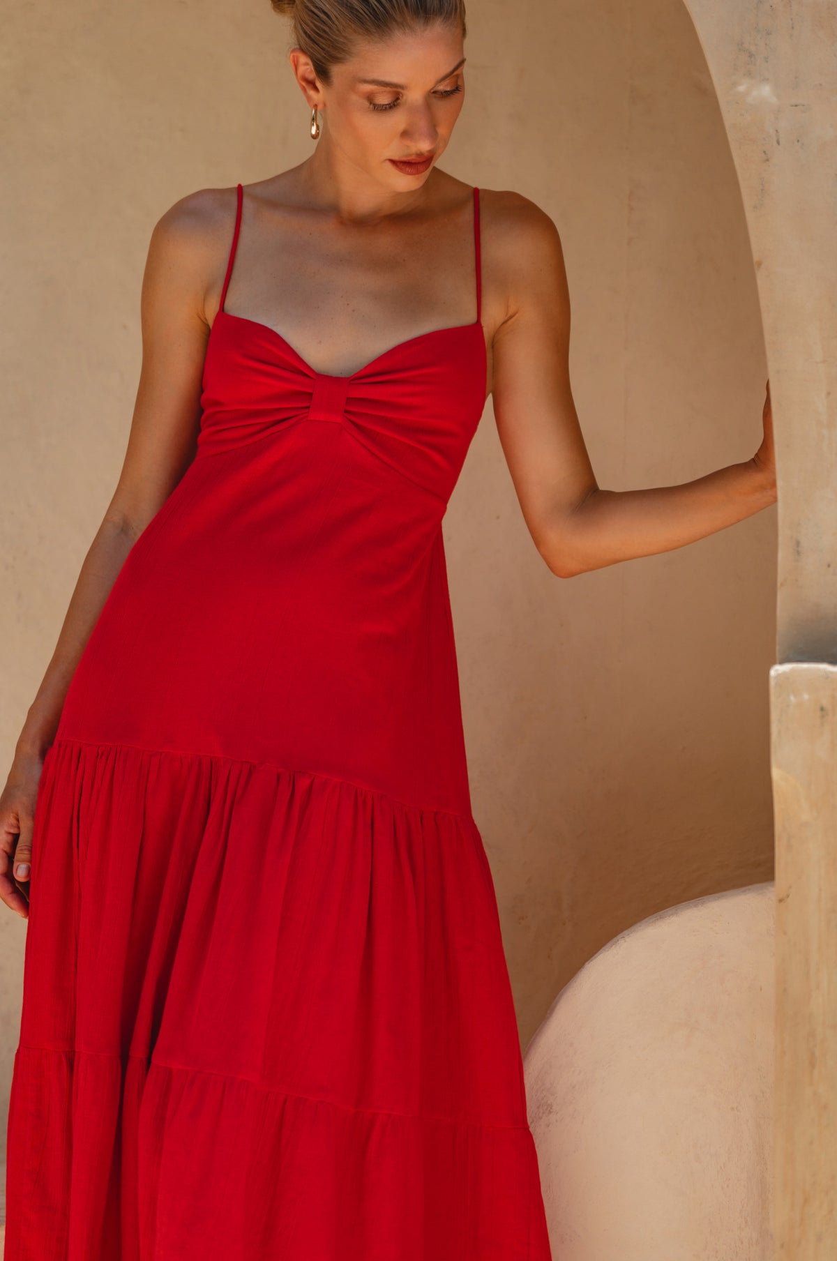 Aurelia Linen Maxi Dress