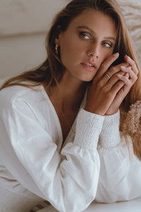 Carla Long Sleeve Linen Dress