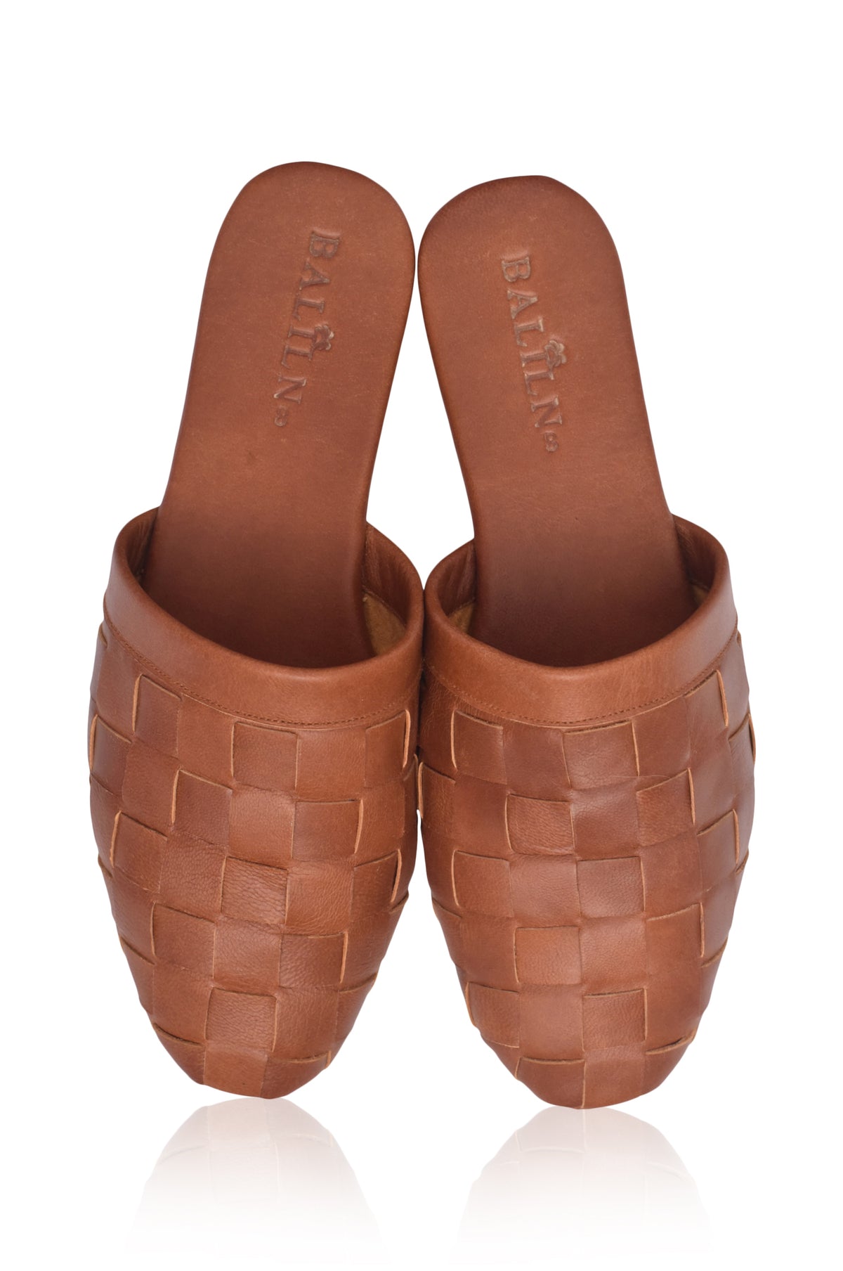 Clementine Leather Slides