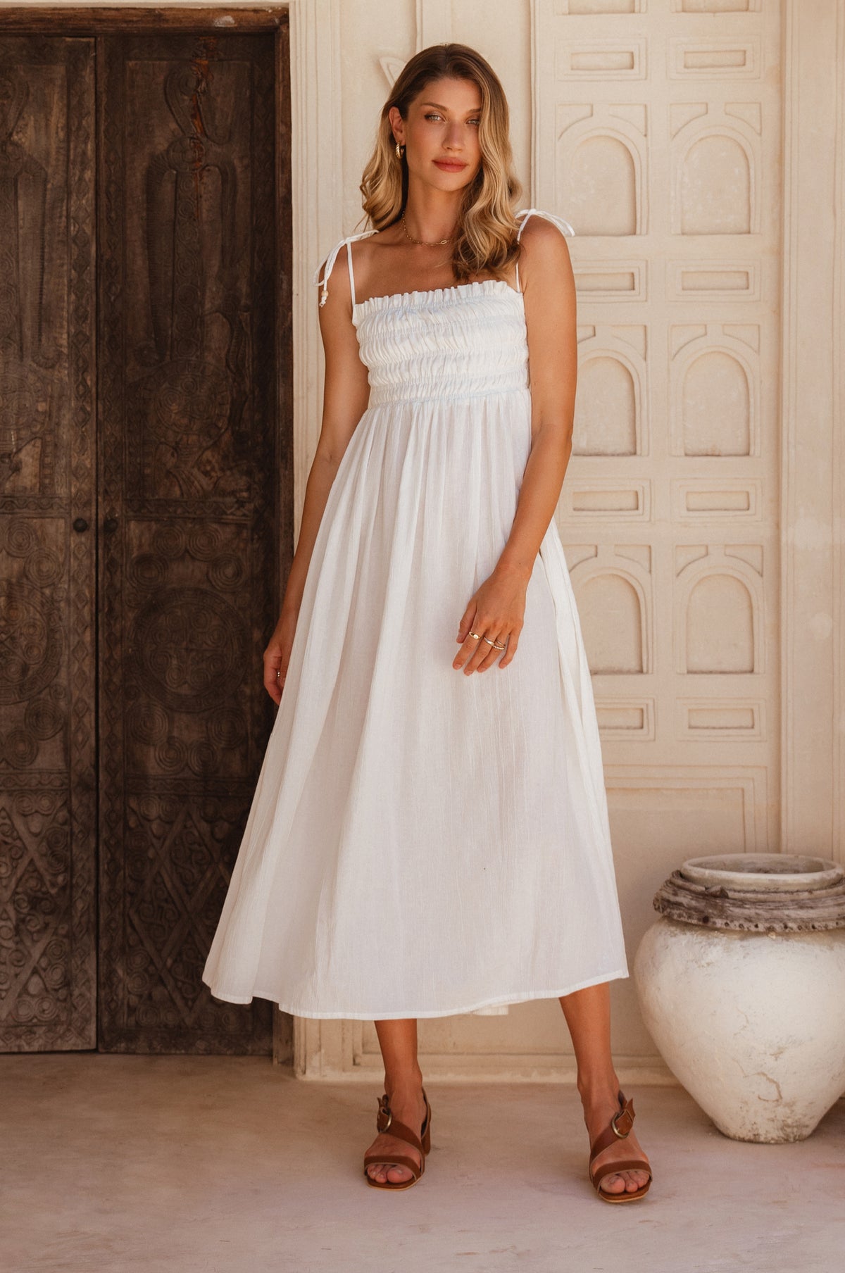 Deia Leather Sandals