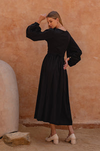 Emerie Long Sleeve Wrap Dress