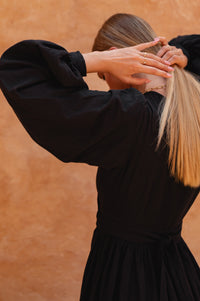 Emerie Long Sleeve Wrap Dress