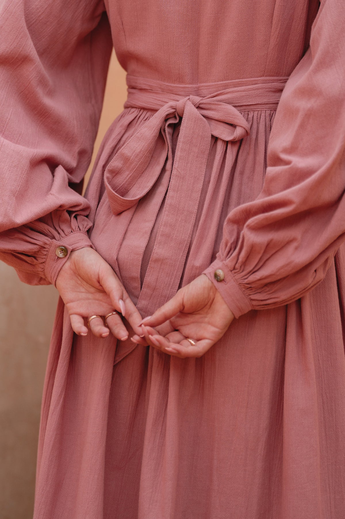 Emerie Long Sleeve Wrap Dress