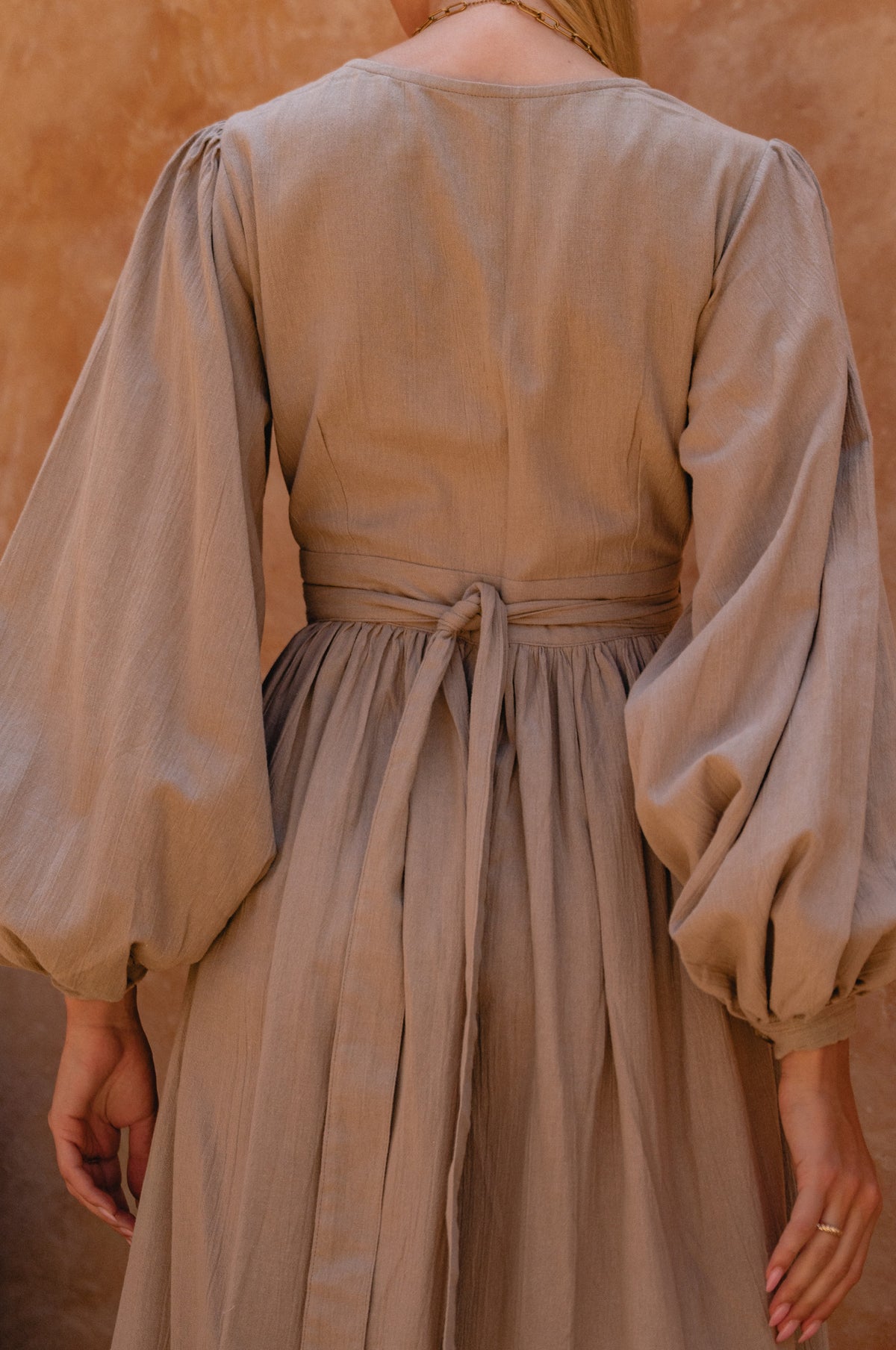 Emerie Long Sleeve Wrap Dress