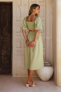Esme Linen Midi Dress (Sale)