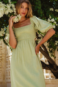 Esme Linen Midi Dress (Sale)